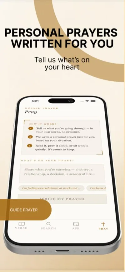 Verse Bible app — app screens built by TristynTech