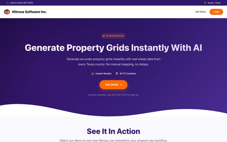 Nitrous Software website